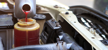 Banner showing Mobil coolant range lined up on a toolbox