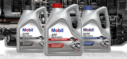 Mobil transmission fluids in a garage